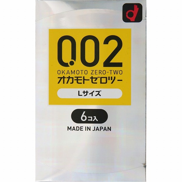 okamoto — 0.02 okamoto zero-two lot de 6 préservatifs grande taille