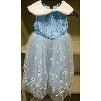 shein — glamorique kids, robe tutue en maille imprimée costume de fantaisie