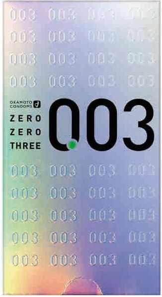 okamoto — 0.03 okamoto zerozerothree lot de 12 préservatifs