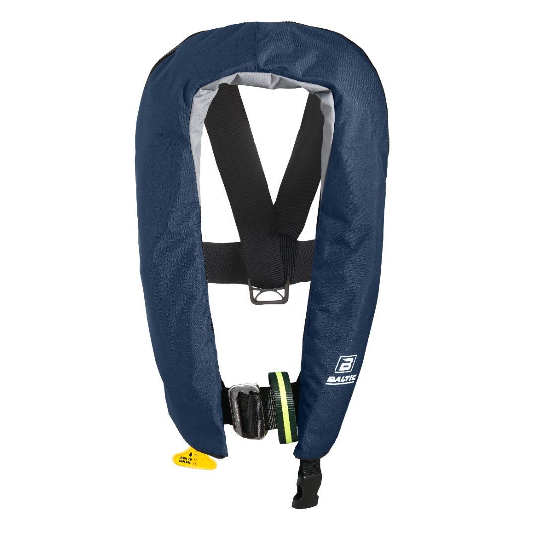 baltic — gilet de sauvetage gonflable automatique de marque baltic avec déclencheur hydrostatique hammar - modèle breeze ou winner