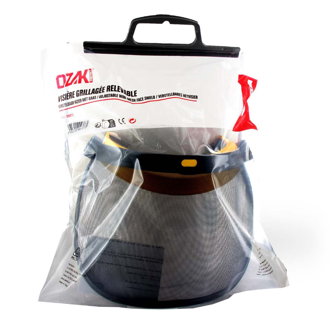 ozaki — visière de protection grillagée