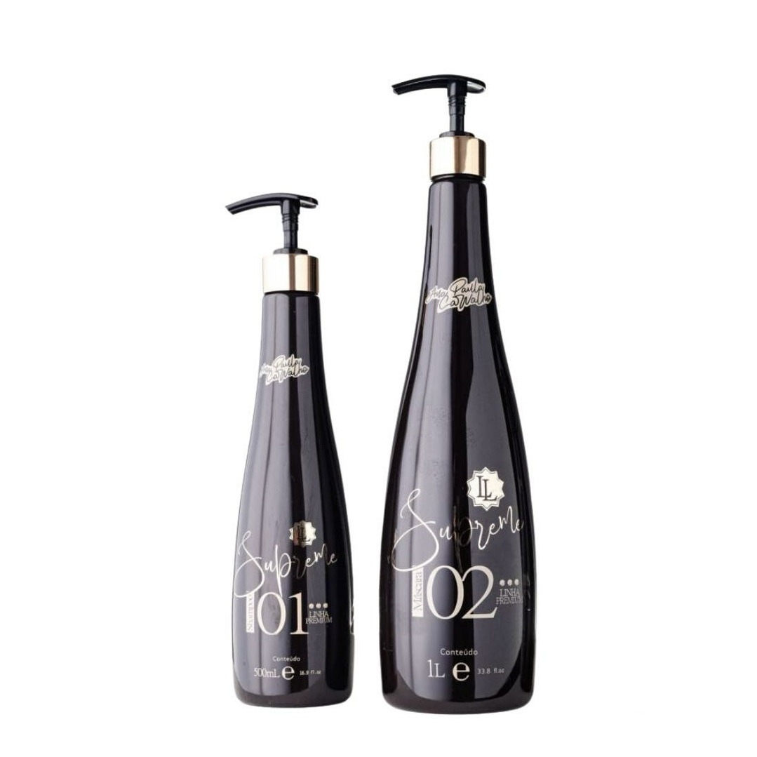 ana paula carvalho ll suprême linha premium — pack lissage ll suprême ana paula shampoo 500ml et mascara 1l linha premium
