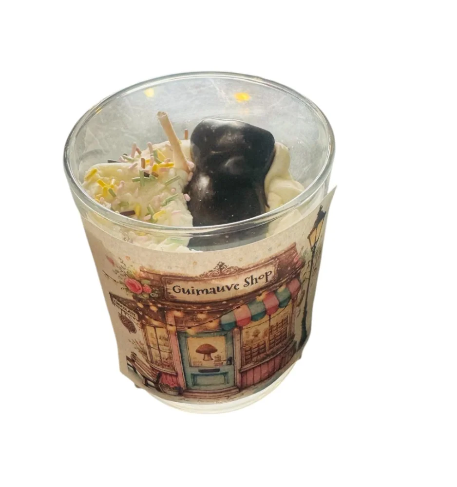 villa belleza candle sweets — bougie guimauve shop