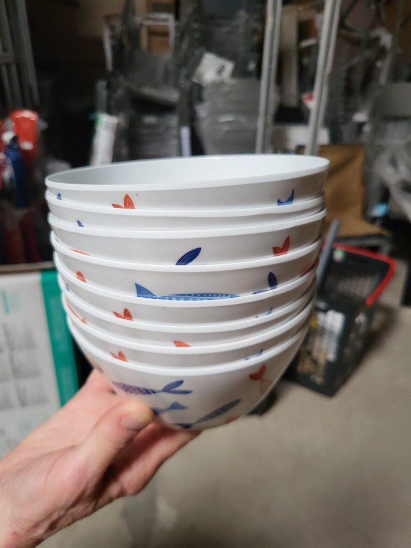 la mediterranea — bol poisson en melamine 15x8cm, code 88433774774150