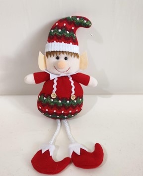 sans marque — décorations de noël : lutin assis