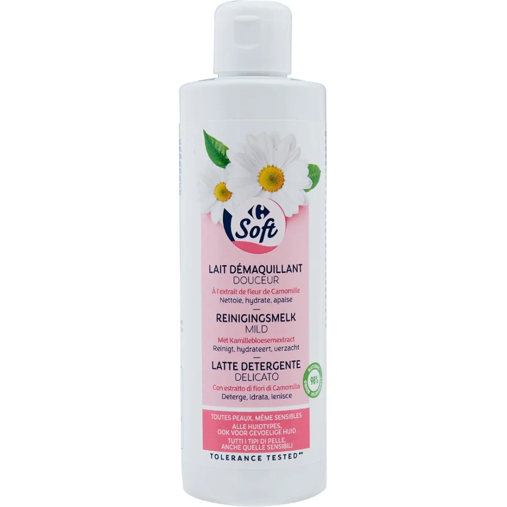 carrefour soft — lait demaquillant douceur