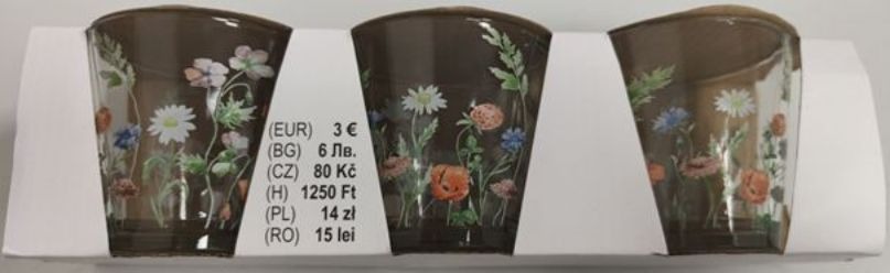 tedi distribution — verres à boire saison