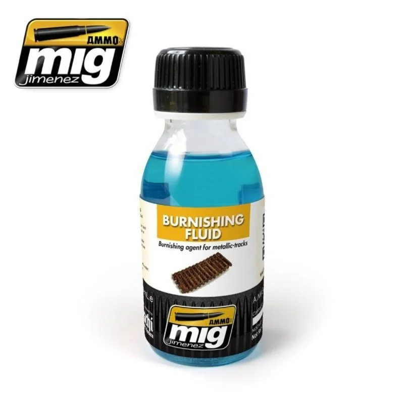 ammo of mig jimenez — metallic track burnishing