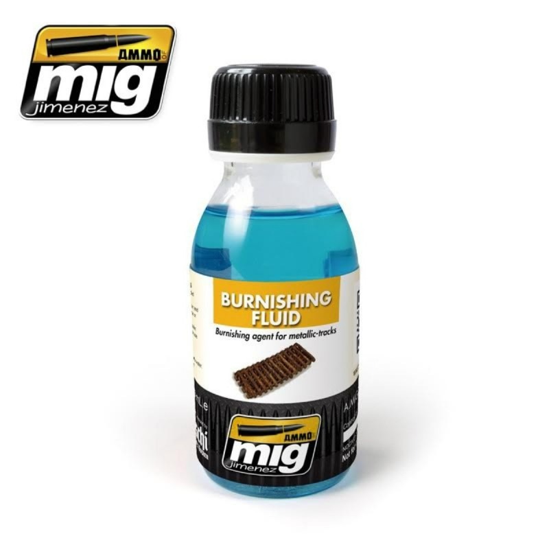 ammo of mig jimenez — metallic track burnishing