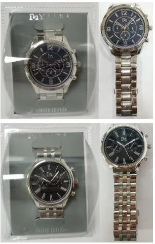 my time — montre pour homme avec bracelet en métal