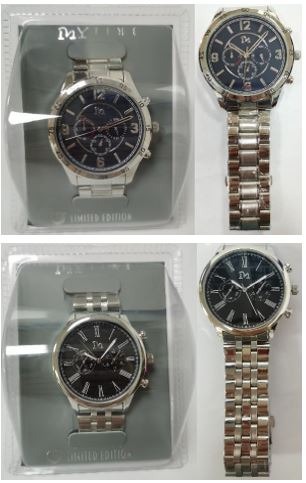 my time — montre pour homme avec bracelet en métal