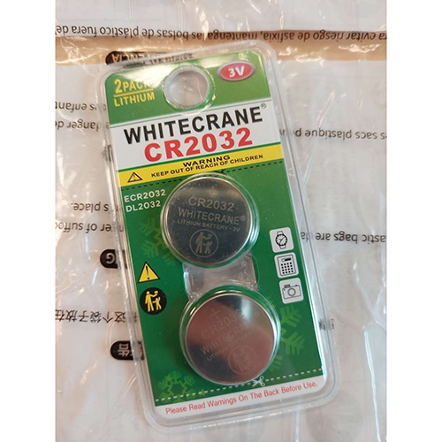 whitecrane — 3v whitecrane cr2032 piles à boutons