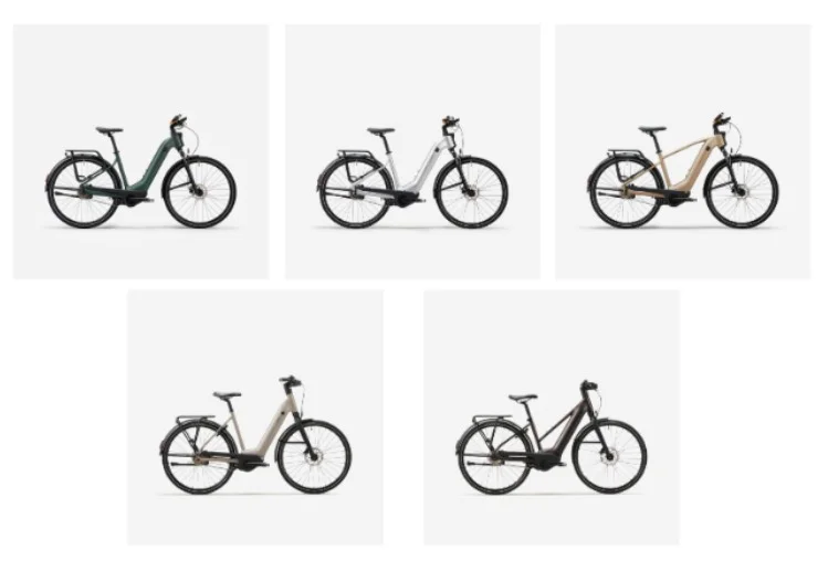 rockrider // btwin — rappel des vélos e-actv 900 lf grey // e-actv 900 lf green // e-ld 940 lf // e-actv 900 hf // e-ld 920 mf