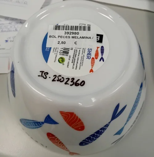 la mediterranea — plat en melamine et bol en melamine