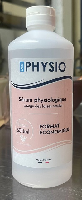 mediphysio — sérum physiologique 500 ml mediphysio