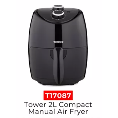 tower — vortx 2 litre air fryer - manual friteuse à air
