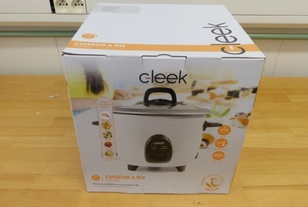 cleek, 1.8l, modèle 81202820, saga-ric18-nx1, numéro de lot sce2405 — marmite à riz