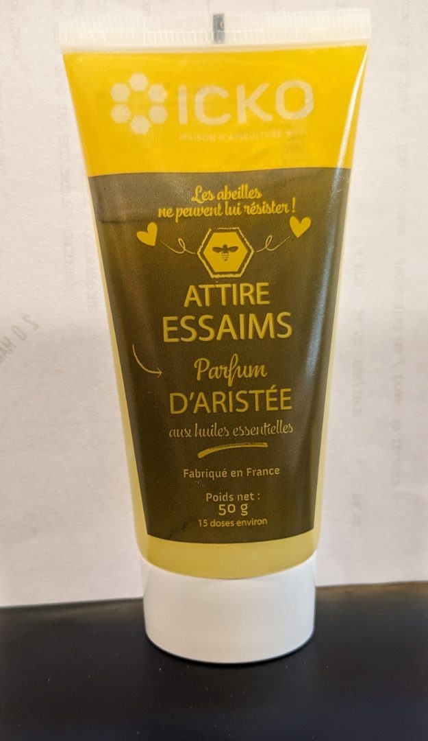 icko apiculture — attire essaim - parfum aristée - tube de 50g