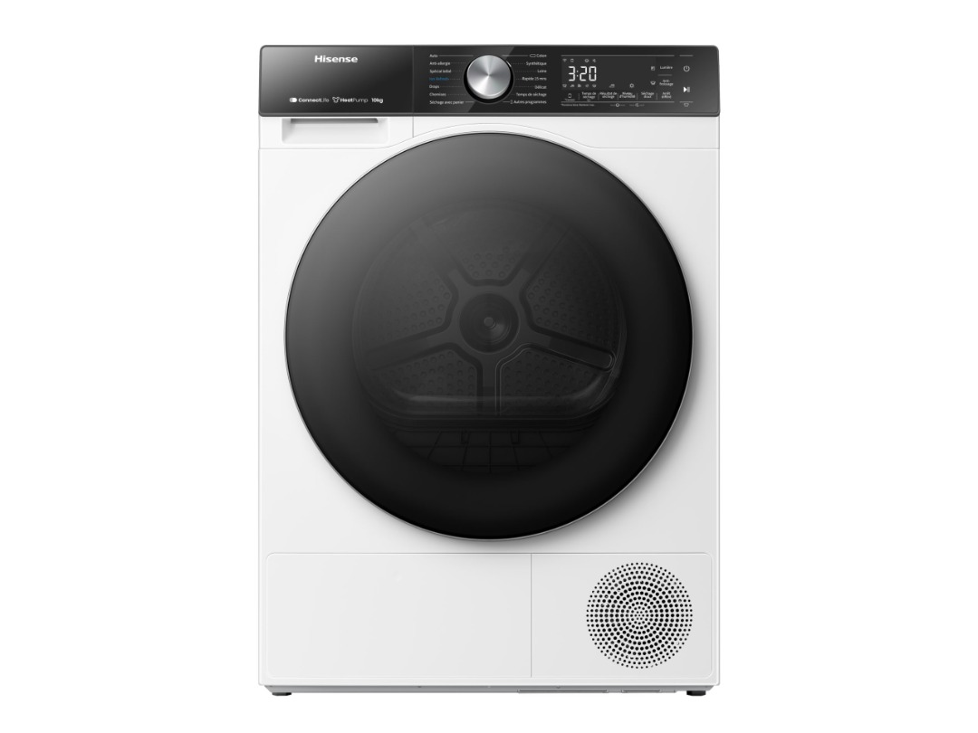 hisense — sèche linge pompe à chaleur dh5s102bw
