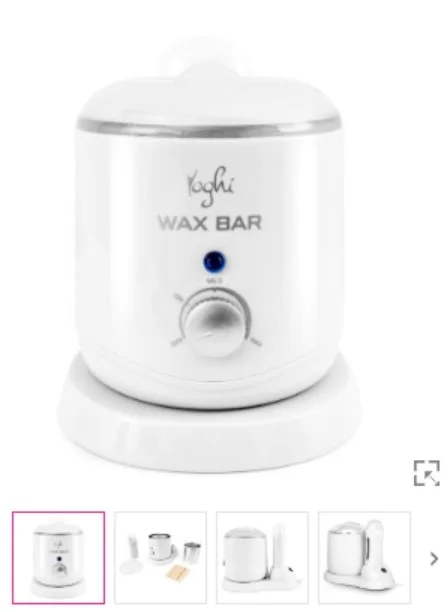 yoghi — yoghi - combiné chauffe cartouche et cire wax bar  - blanc - 140 w