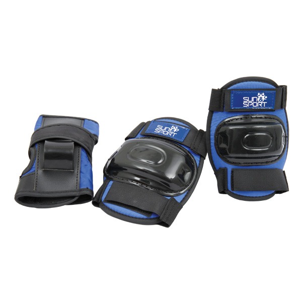 sun & sport — set de protection bleu