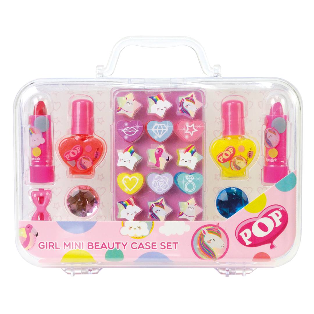 pop girl — mini valisette maquillage pop girl (mini beauty case set)