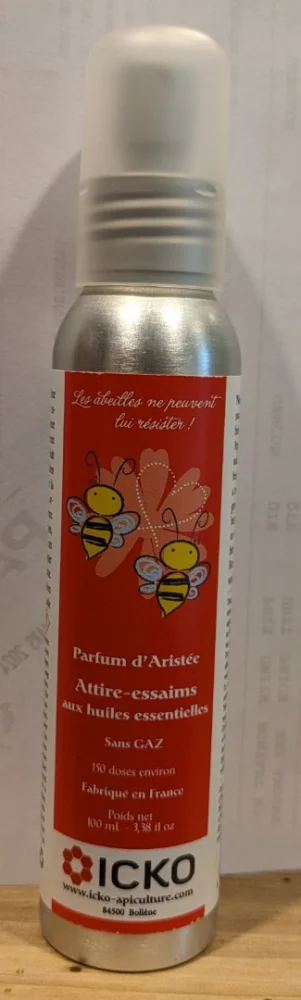 icko apiculture — attire essaim - parfum aristée - spray de 100ml
