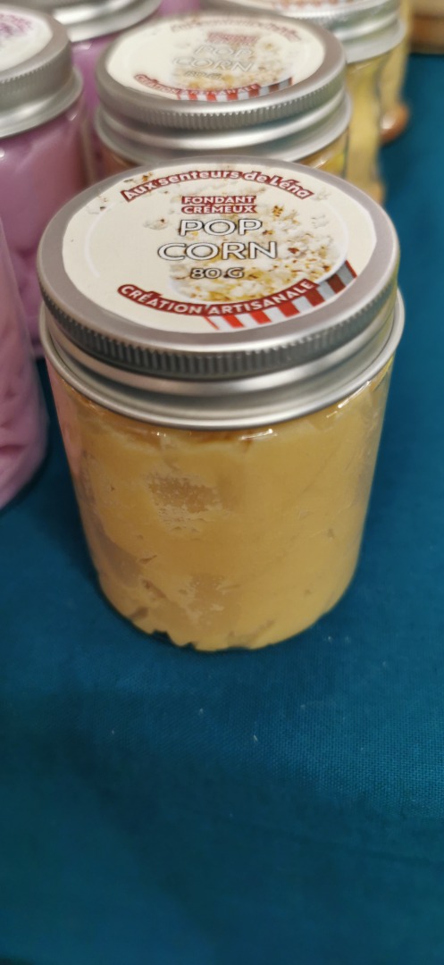 aux senteurs de léna — fondant crémeux pop corn