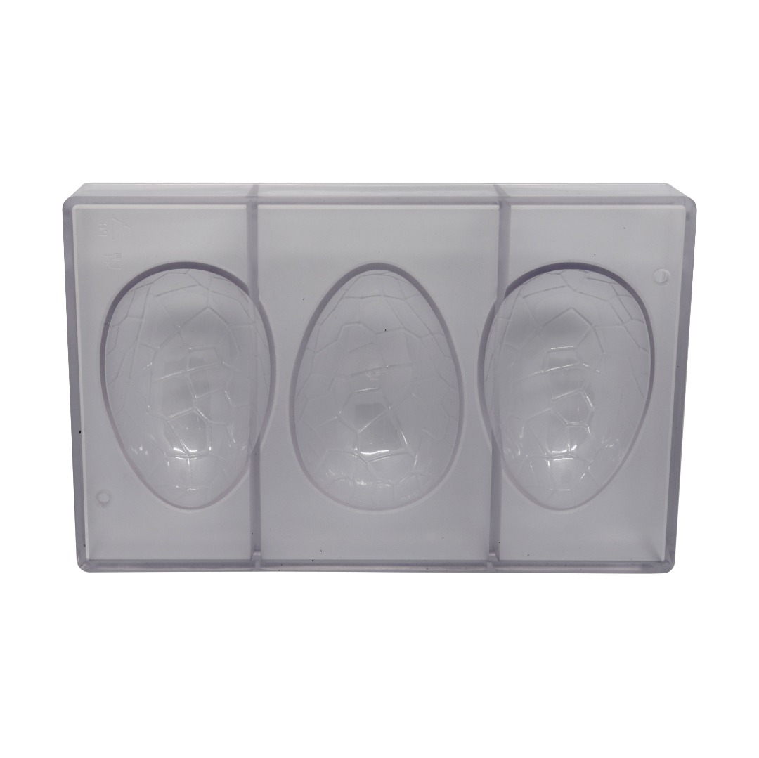 deco relief — moule inj oeuf craquele-3pcs-h110mm