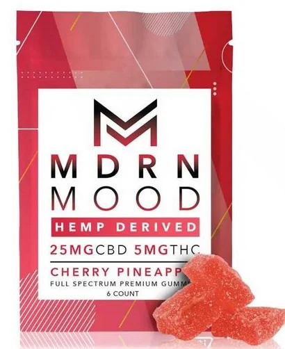 mdrn mood — mdrn mood 25mg cbd 5mg thc cherry pineapple