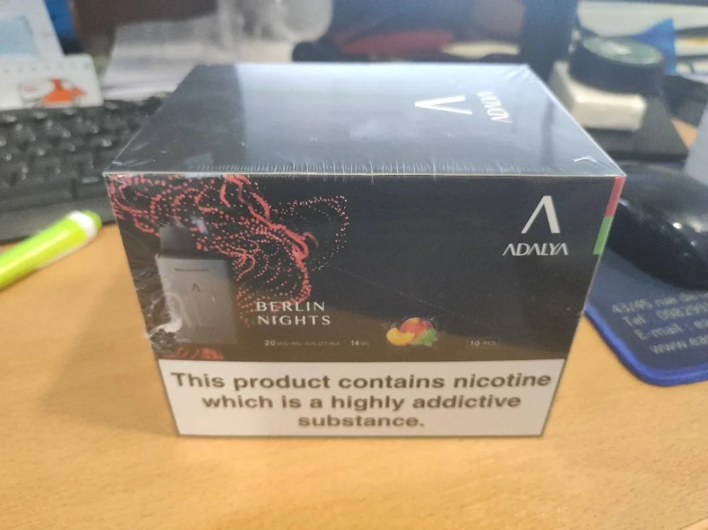 adalya — cigarette adalya saveur berlin nights- 20mg/ml de nicotine