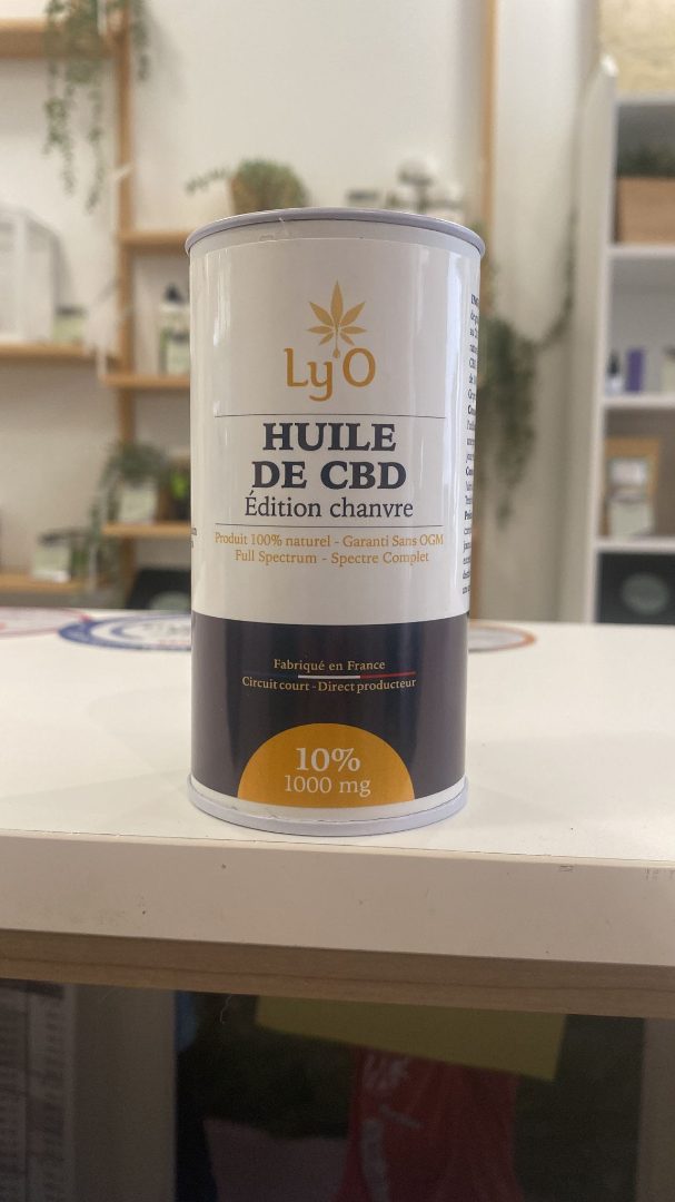 ly'o — huile de cbd édition chanvre 10 % 1000 mg