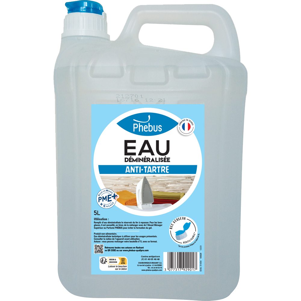 phebus — eau déminéralisée 5l bec verseur