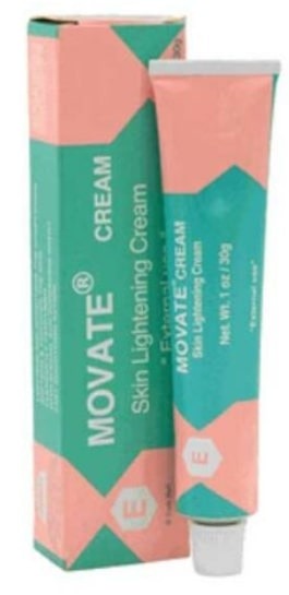 movate — crème éclaircissante pour la peau carotte tube de 50 g