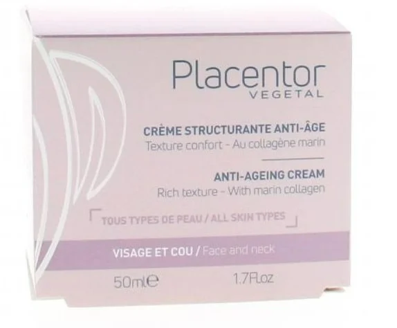 placentor végétal — crème structurante anti-age texture confort