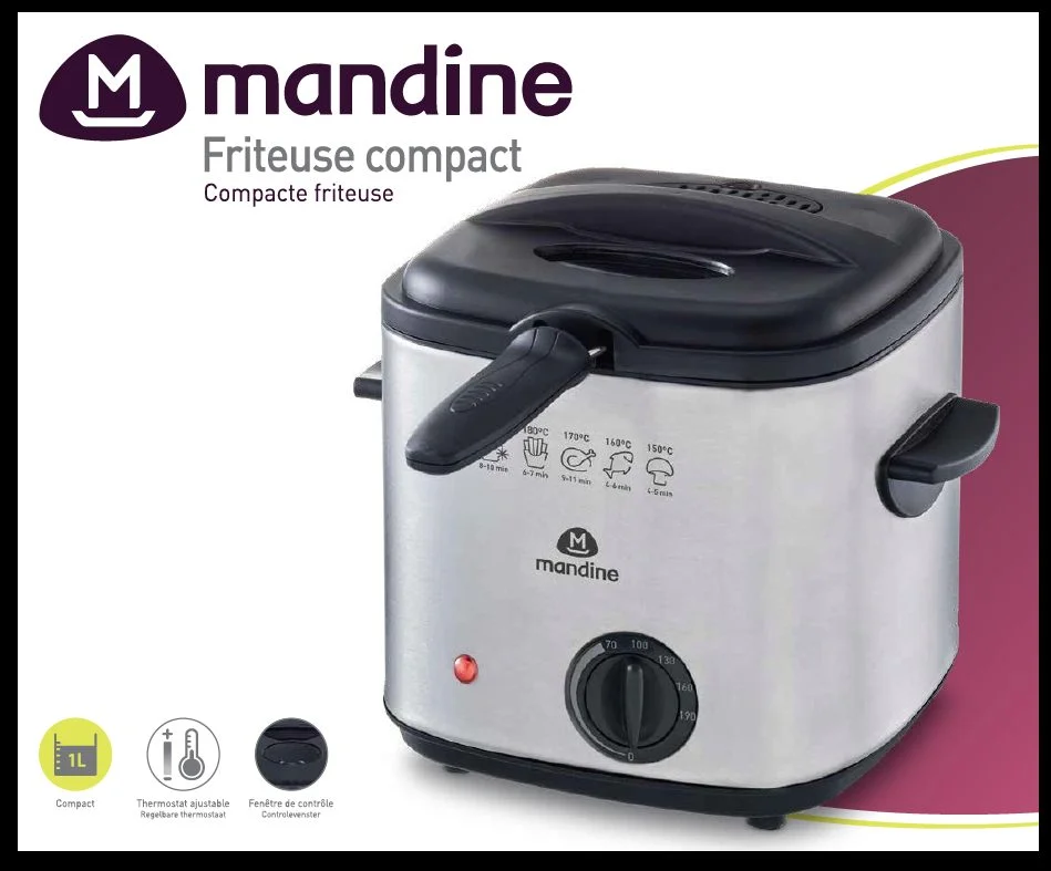 mandine — friteuse compacte
