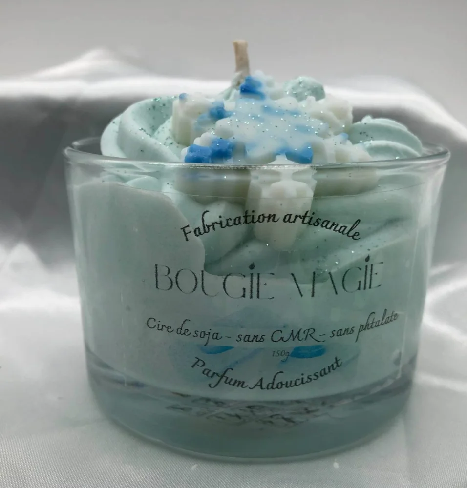 bougie magie — bougie adoucissant 150g