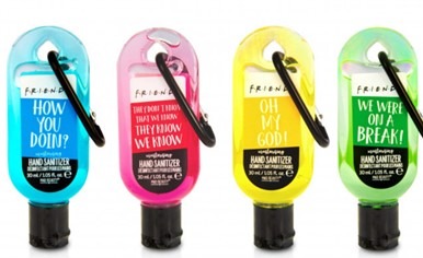 mad beauty — porte clef gel desinfactant