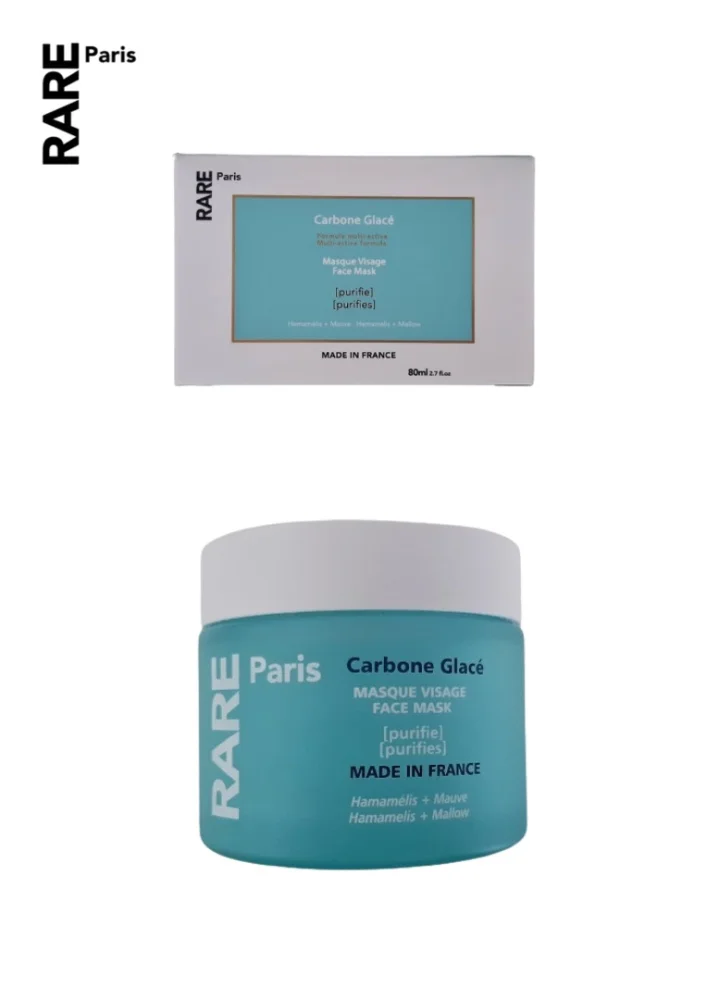 rare paris — carbone glacé masque visage / face mask