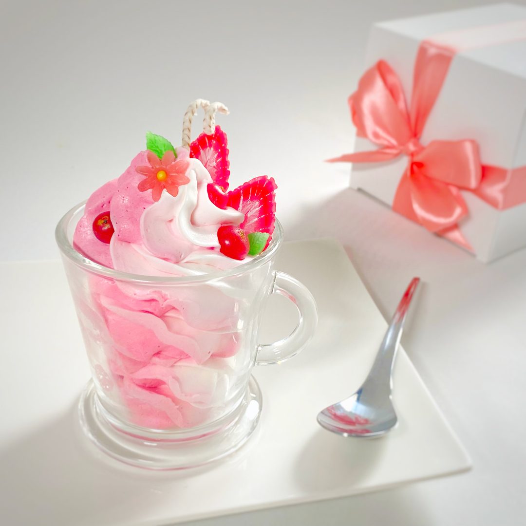 bougie délice — bougie gourmande chantilly & fruits rouges