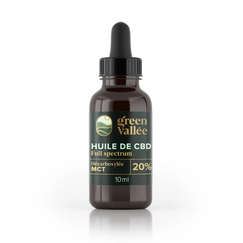 green vallee — huile cbd 20% full spectrum