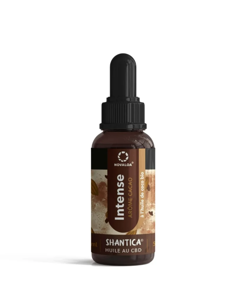 novaloa — huile intense cbd spectre complet 50% cacao