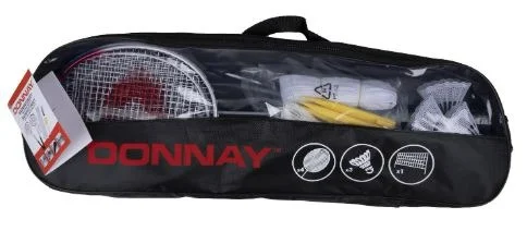 donnay — donnay® badminton set, incl. net. 9 pièces