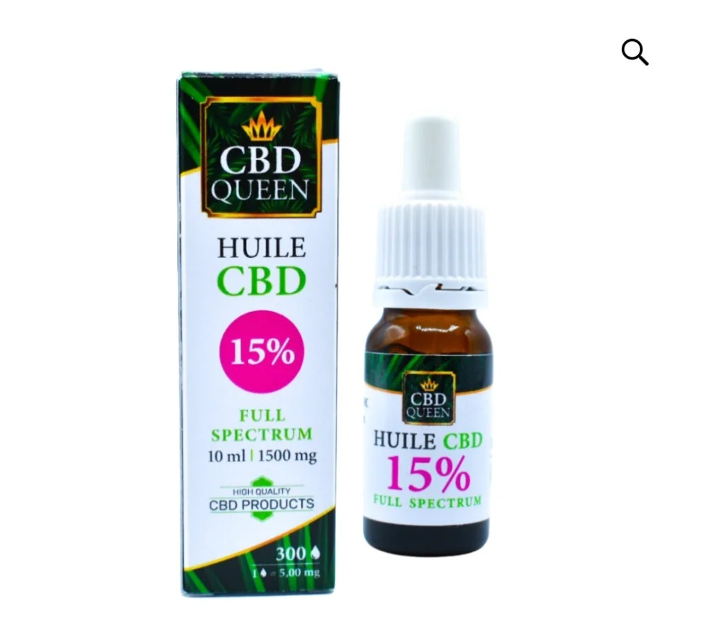 cbd queen — huile de cbd 15%