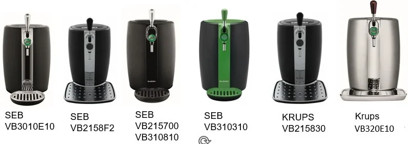 seb , krups — beertender vb31  vb21