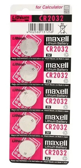 maxell — blister de 5 piles lithium cr 2032 3v
