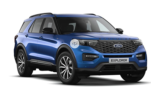 ford — explorer, transit custom voiture de tourisme/passenger van