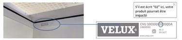 velux — fenêtre pour toit plat à ouverture motorisée électrique (cvu)