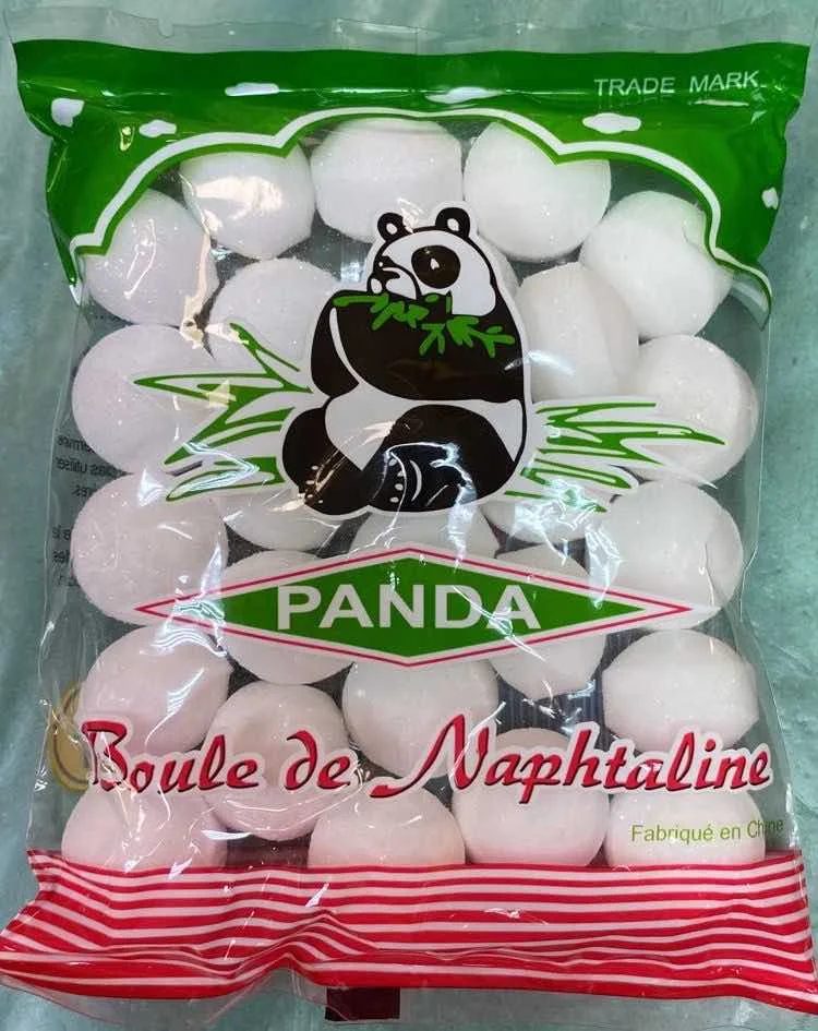 panda — boule de naphtaline
