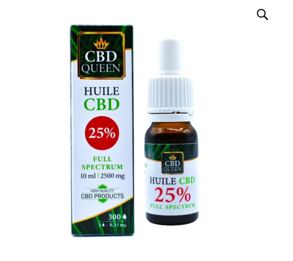 cbd queen — huile de cbd 25%